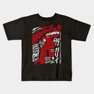 Motorball Alita - red Kids T-Shirt